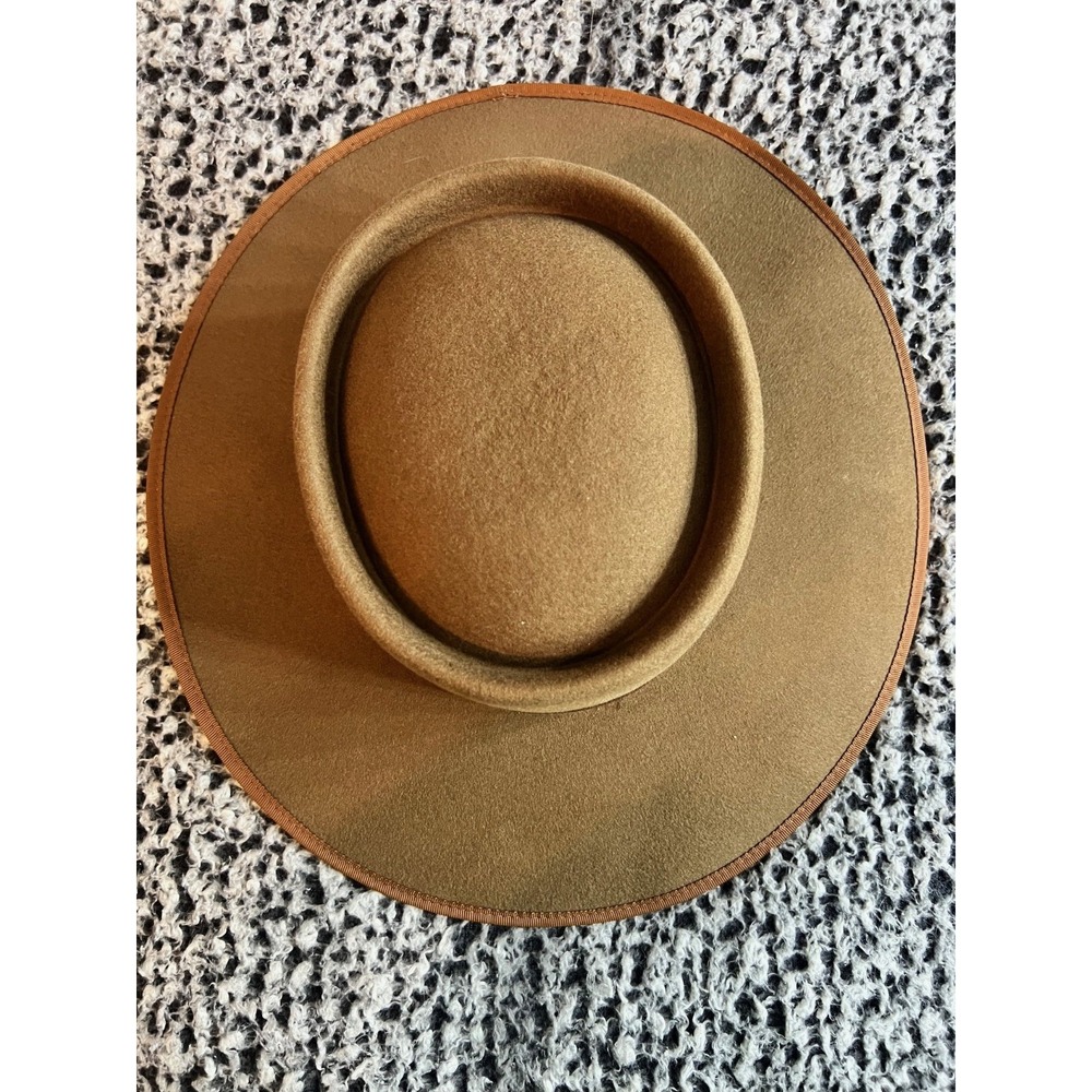 Women's Brown ZurTrue Wide Brim Hat Size M - Picture 3 of 7
